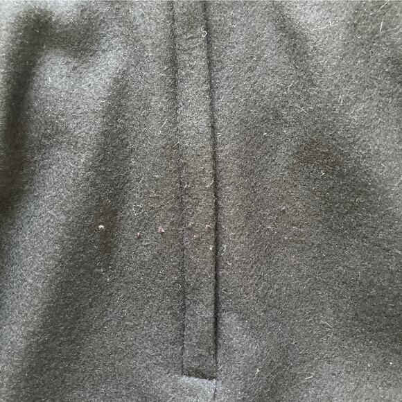 Vintage Sag Harbor Black 100% Wool Midi Pencil Skirt, Size 12 - Picture 7 of 7